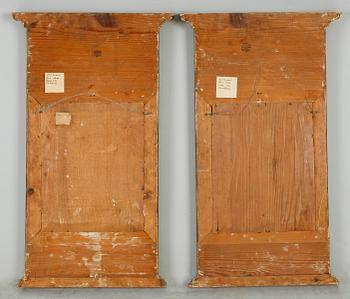 SPEGLAR, 1 par, Linköpings hallstämpel, empire, 1800-talets första hälft.