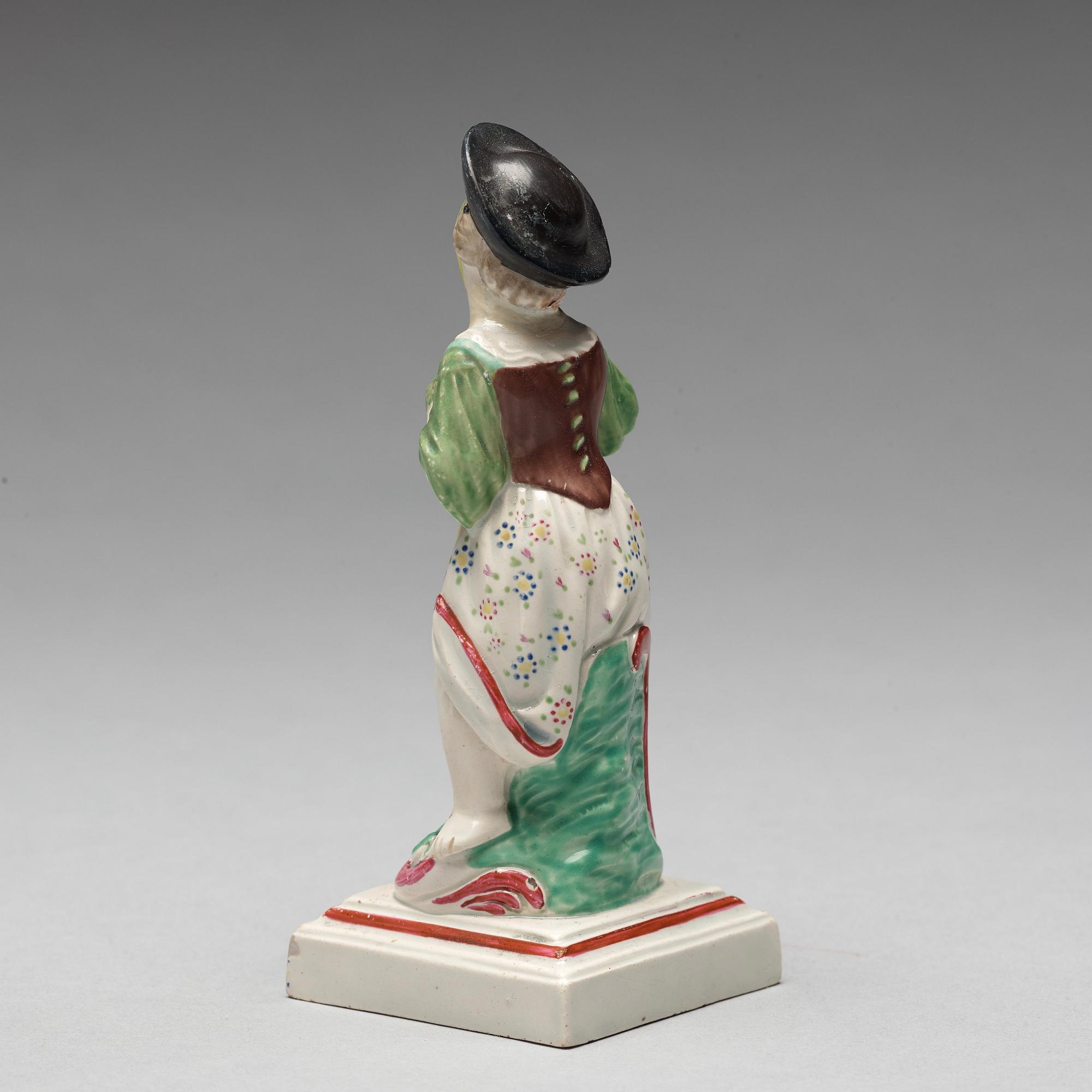 FIGURIN, flintgods. England, omkring 1800.