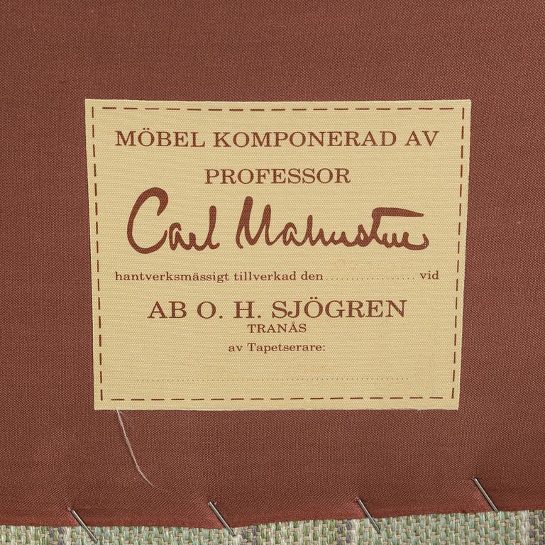Carl Malmsten, fåtölj, "Hemmakväll", OH sjögren, 1900-talets slut.