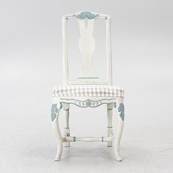Chair, Stockholm manufacture, latter part of the 18th century, Rococo.