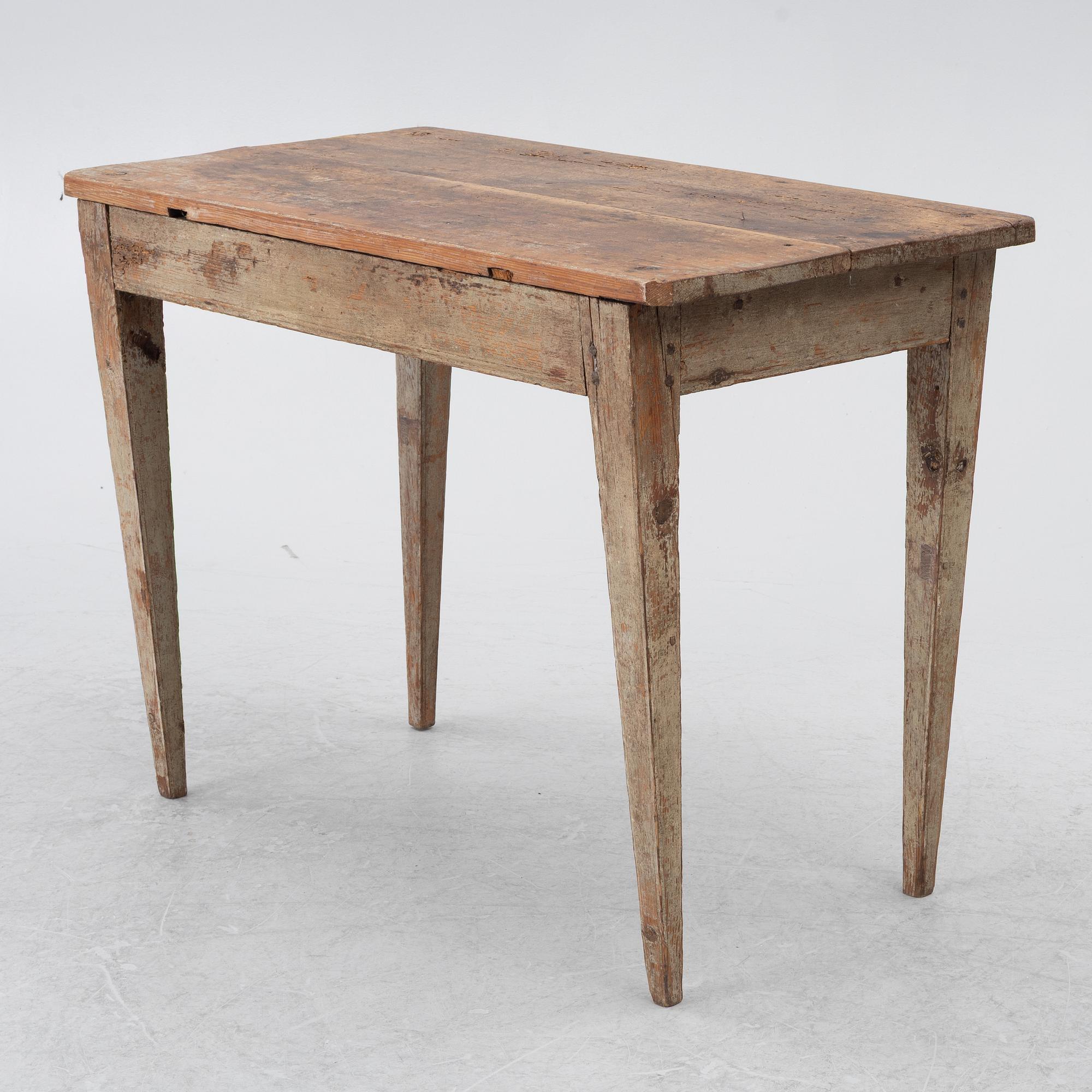 Table, folk art, 19th century.