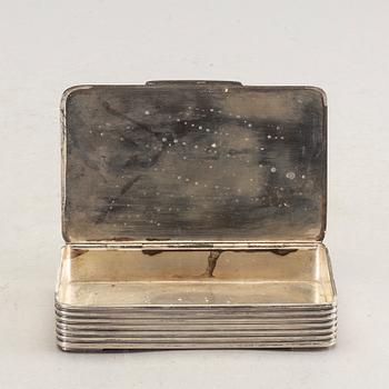 a Danish sterling silver box.