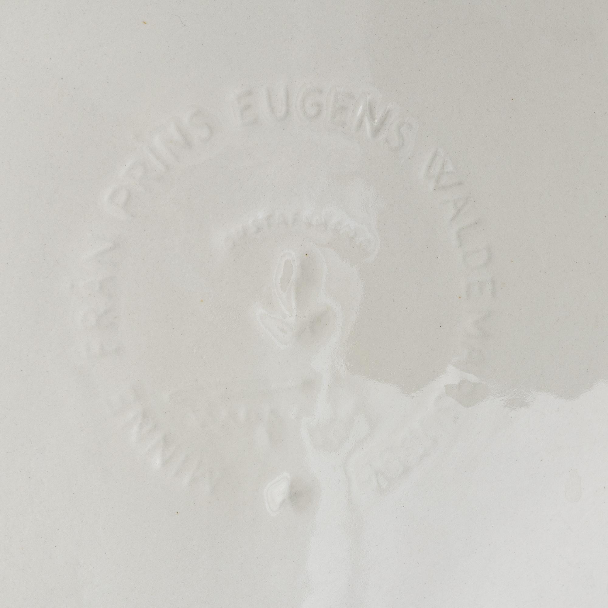 Prins Eugen, blomkrukor, 13 st, porslin, "Waldemarsuddekrukan", Gustavsberg.