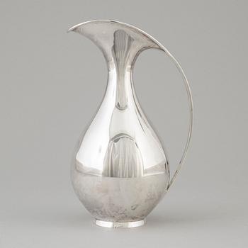 KAY FISKER, a sterling silver pitcher, by Anton Michelsen, Copenhagen, Denmark 1967.