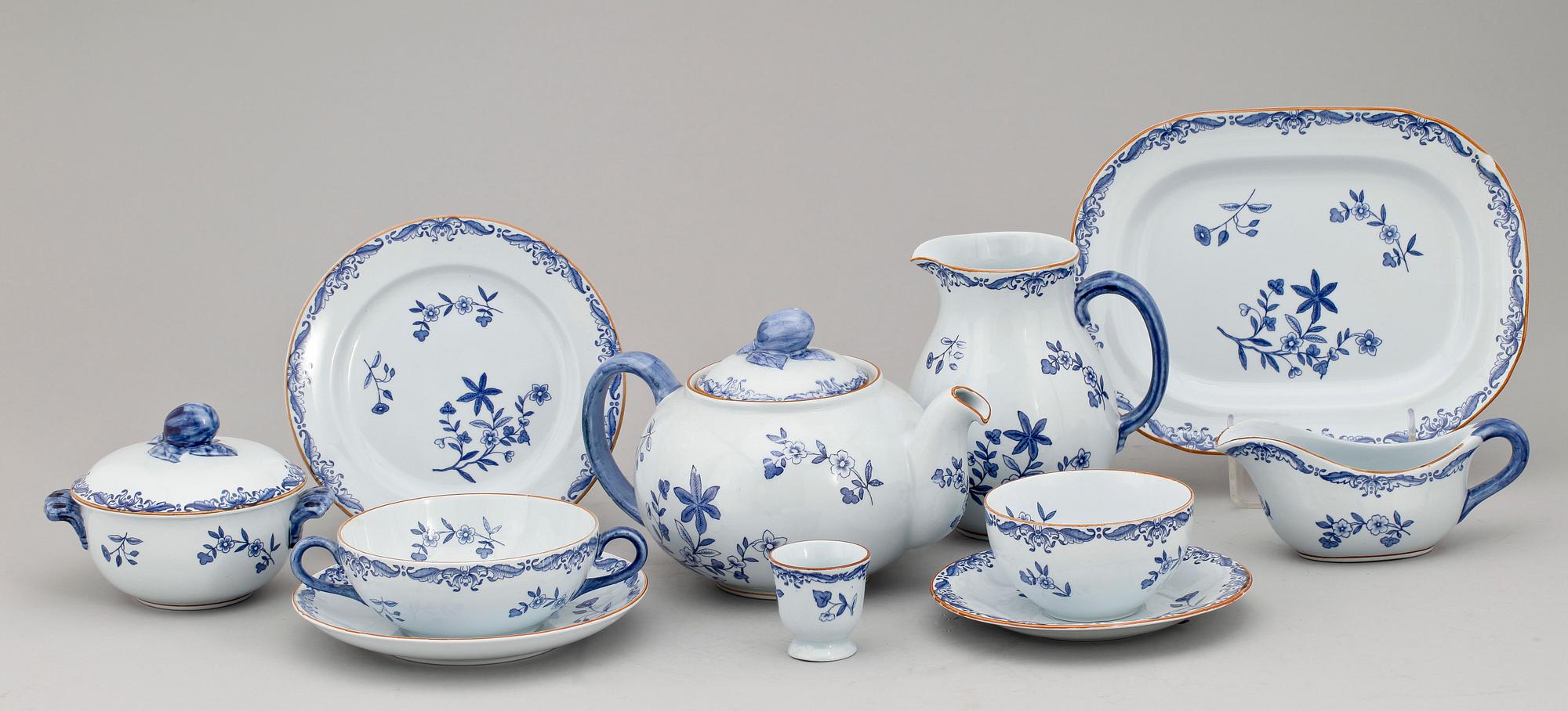 MATSERVIS, 138 delar, porslin, "Ostindia", Rörstrand, 1900-tal.