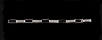 COLLIER samt ARMBAND, silver, Kuhlin, Göteborg. 1977.