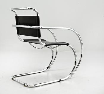 KARMSTOL, "MR 20", Ludwig Mies van der Rohe, efter, tillverkad omkring 1990.