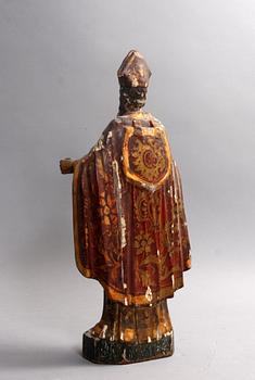 KYRKOSKULPTUR, trä, 1700-tal.