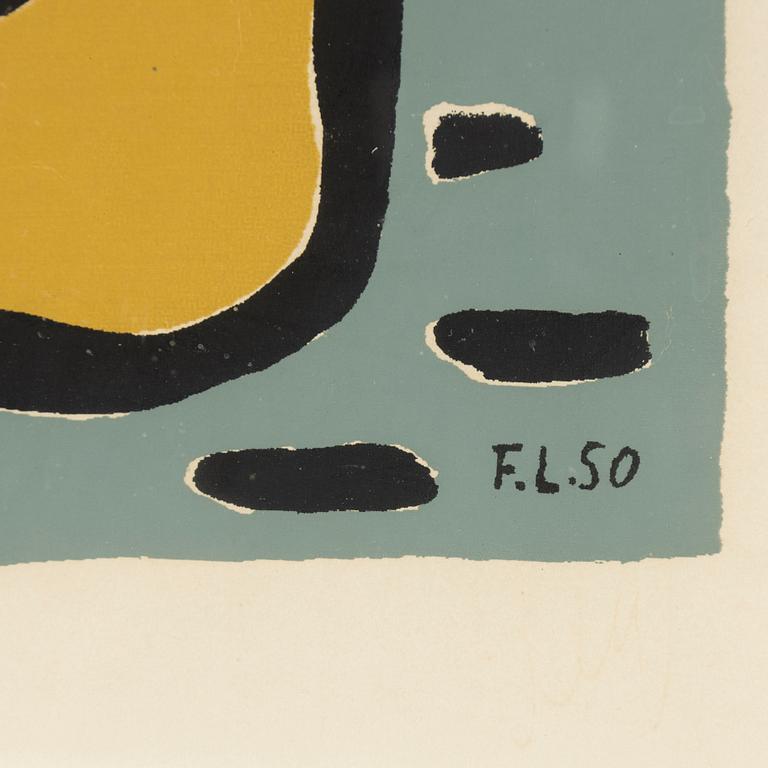 Fernand Léger, efter, färgserigrafi, signerad i trycket och numrerad  53/200.