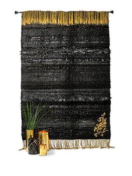 Skogberg & Smart, Room divider/wall hanging, "Riff Raff Rug Divider", ca 253 x 181-182 cm.