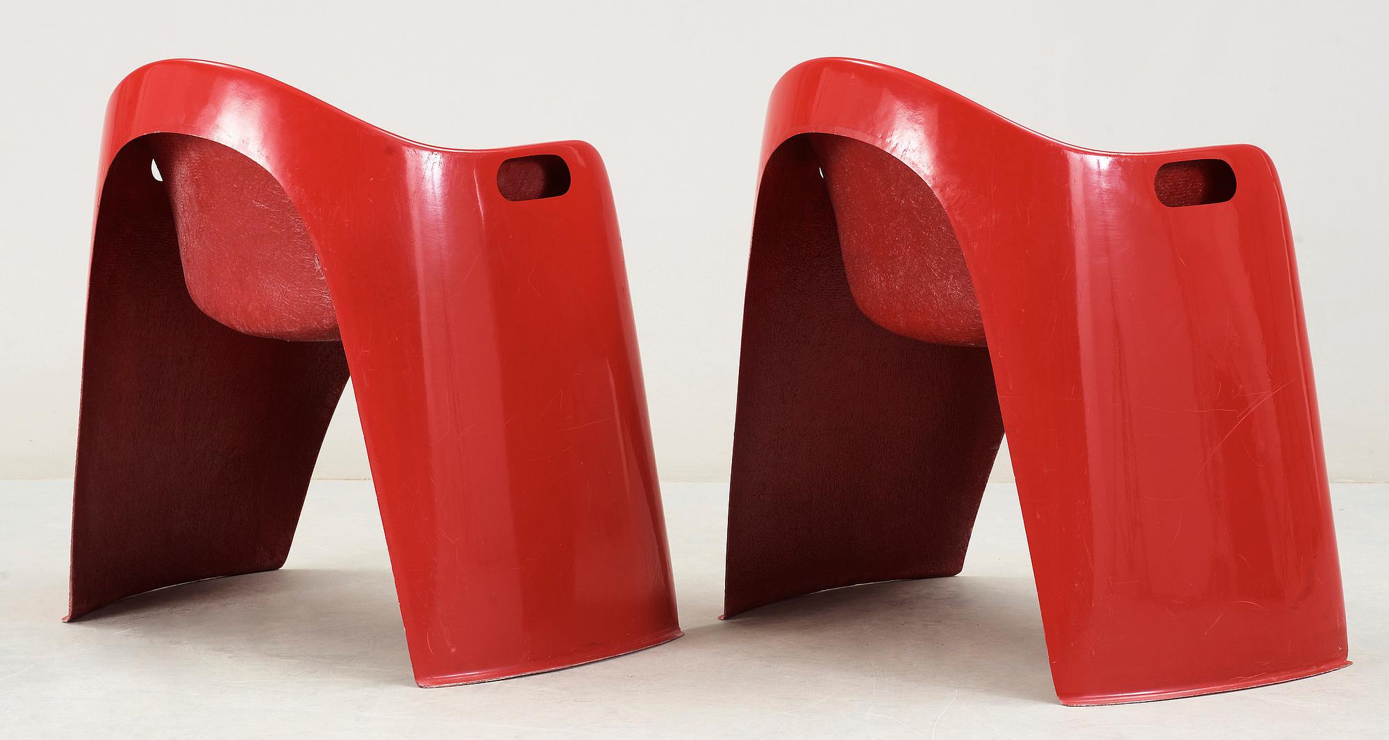 FÅTÖLJER, ett par, Walter Papst, Mauser, Tyskland, 1960-tal.