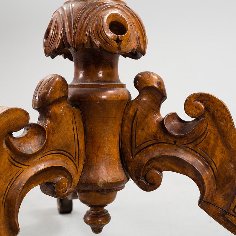 A 19th century sewing table.