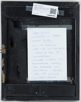 OKÄND KONSTNÄR, Troligen 1800-tal, olja på panna, ej signerad.