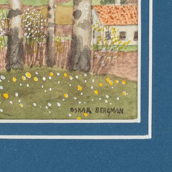 Oskar Bergman, Birches in Spring.