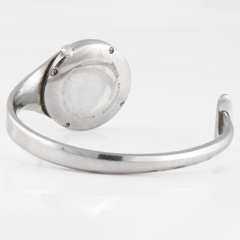 ARMBANDSUR, stål, modell Vivianna nr 336, Vivianna Torun Bülow-Hübe för Georg Jensen.