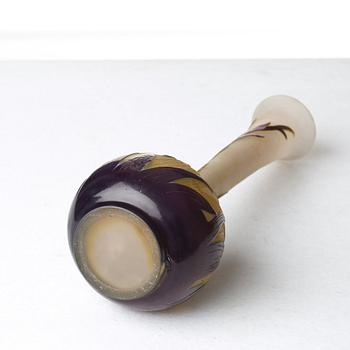 Emile Gallé, an Art Nouveau cameo glass vase, Nancy, France early 20th century.