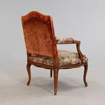 KARMSTOL, rokokostil, 1800-tal.