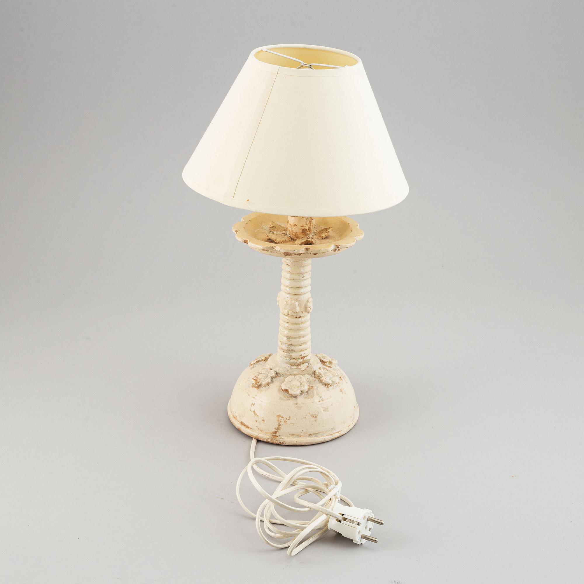 A creme glazed joss stick holder, China, 20th Century.