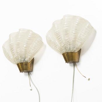 Vägglampor, ett par, Swedish Modern, 1940-tal.