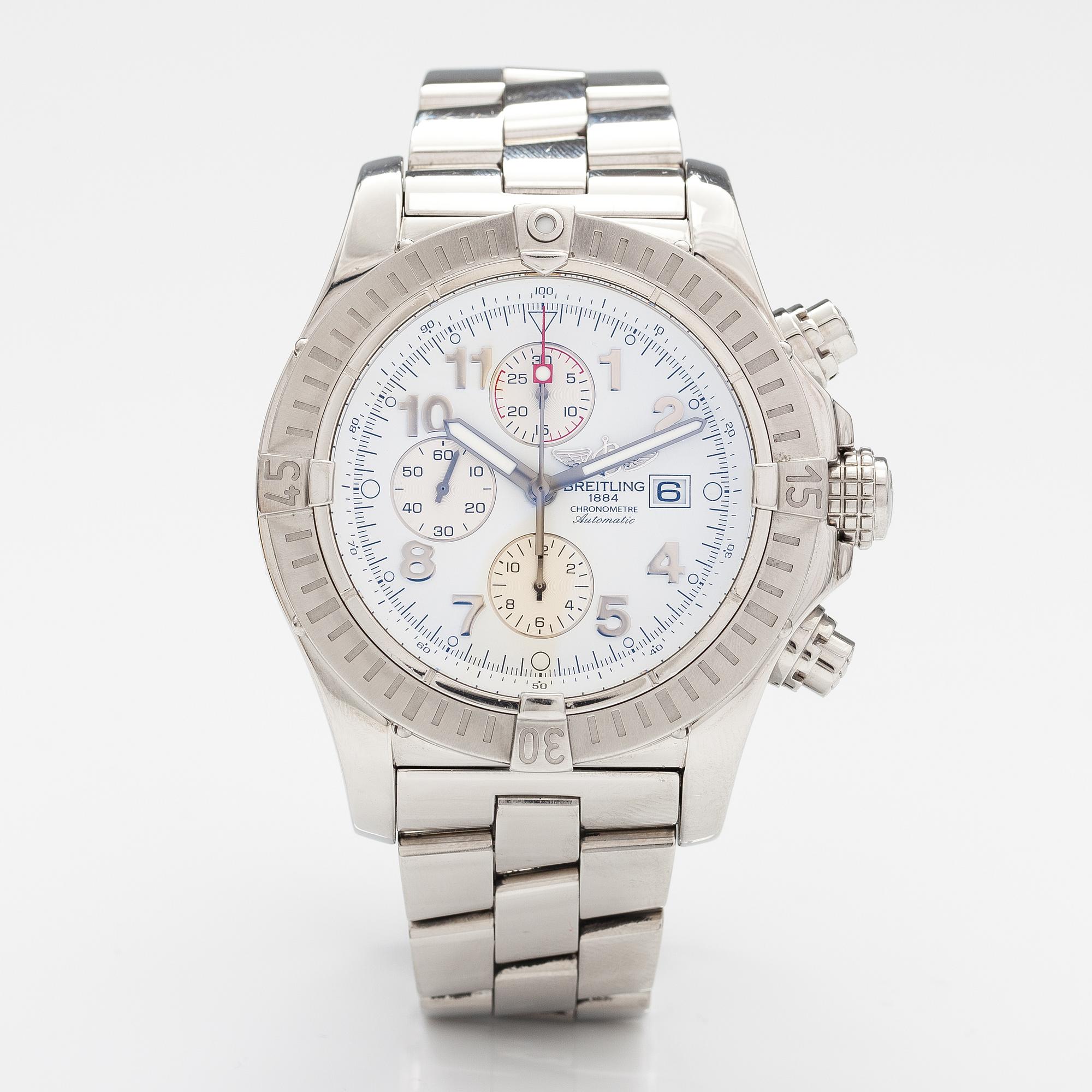 BREITLING, Super Avenger, chronograph, rannekello, 48,5 mm.