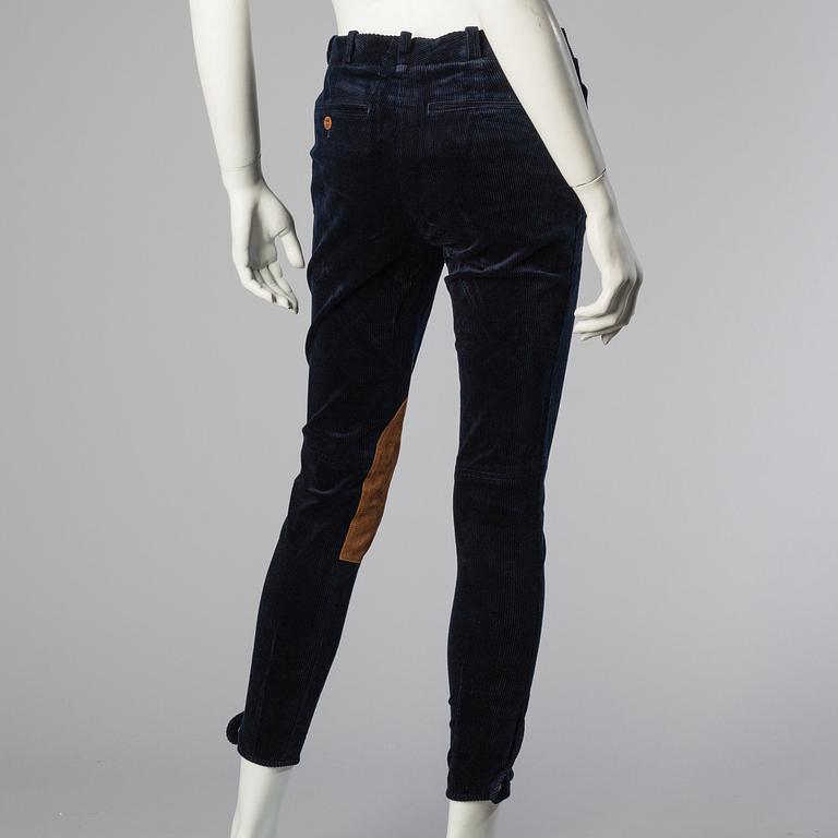 Three pair of trosers by Ralph Lauren.