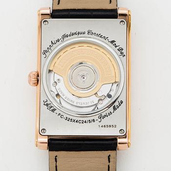 FREDERIQUE CONSTANT, Dual Time, wristwatch, 31 x 47 mm.