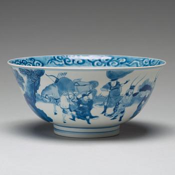 SKÅL, porslin. Qingdynastin, Kangxi (1662-1722).