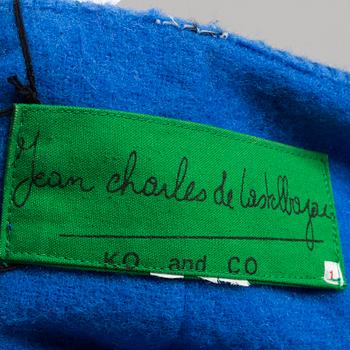 A multi colour wool jacket by Jean Charles de Castelbajac.