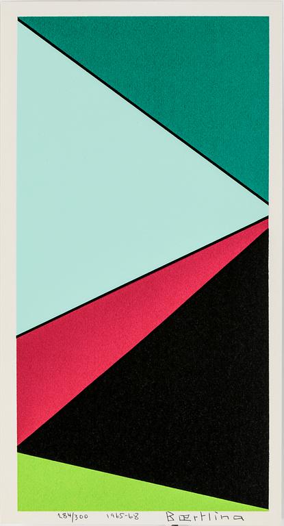 OLLE BAERTLING, färgserigrafi, 1965-68, signerad och numrerad 284/300.