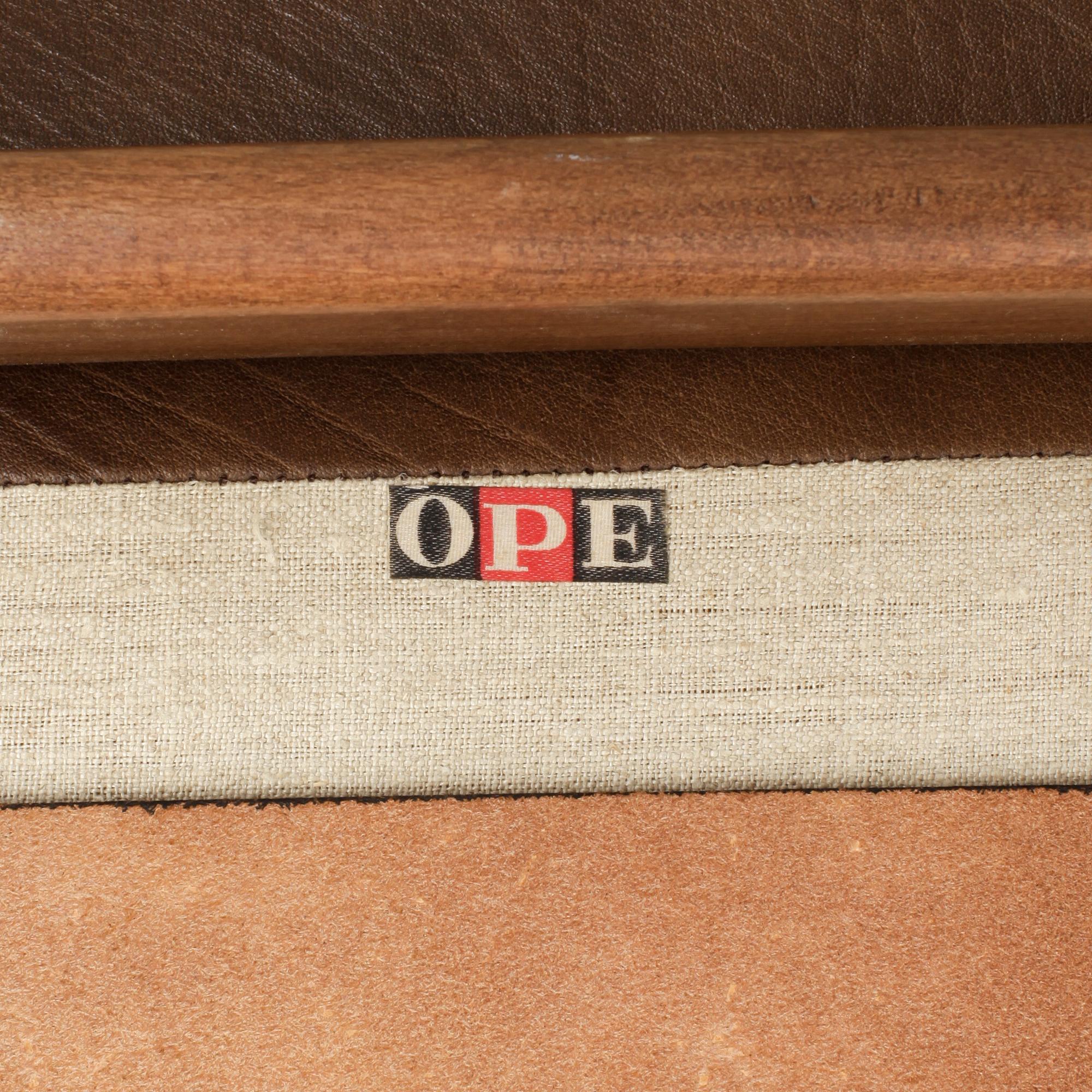 FÅTÖLJ, "Läckö", Ingemar Thillmark för OPE, 1900-talets andra hälft.