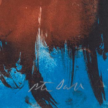 Peter Dahl, färglitografi, signerad PT.