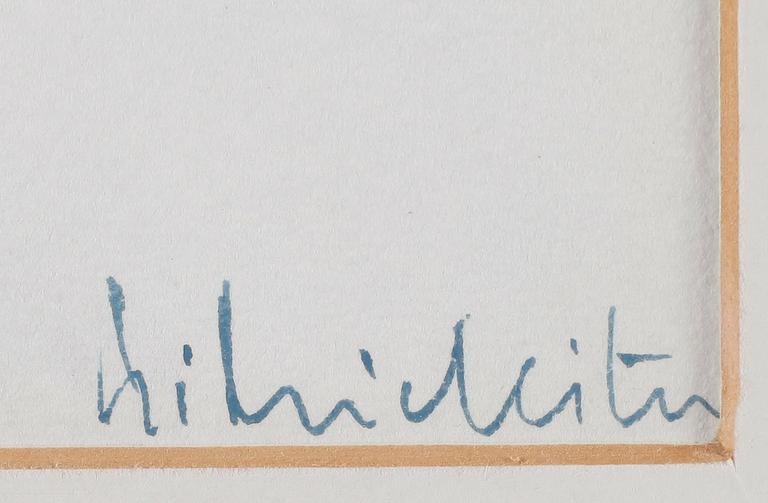 SILVIA LEITU, 2 st, akvarell, signerad.