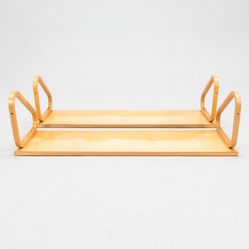 Alvar Aalto,  Two mid 20th Century '112B' shelves for Artek.