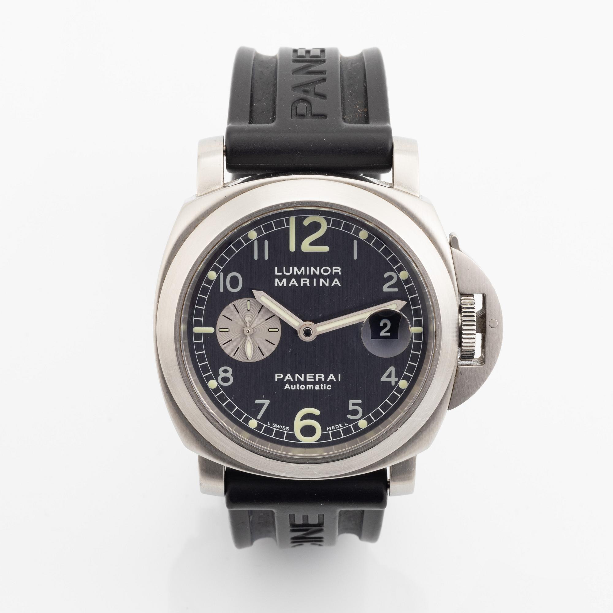 Panerai, Luminor Marina, "Railroad", wristwatch, 44 mm.