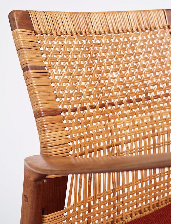 Ib Kofod-Larsen, an 'Åre' easy chair, model nr '809', Olof Persons Fåtöljindustri (OPE), Sweden, 1950-60s.