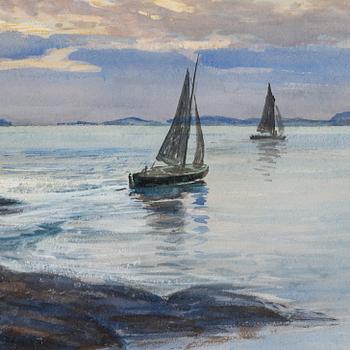 Anna Gardell-Ericson, watercollour, signed.