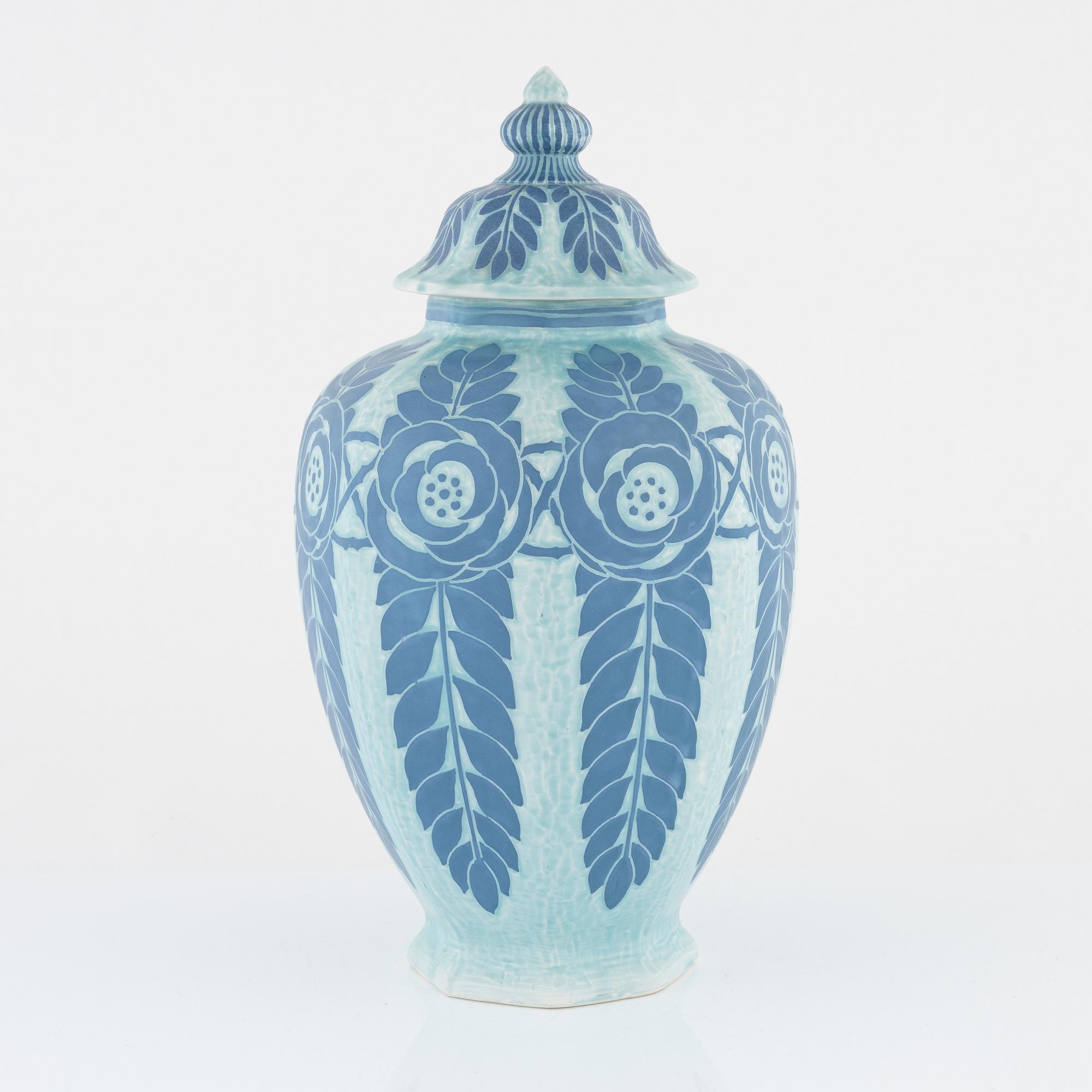 Josef Ekberg, lockurna, "Sgrafitto", Gustafsberg, 1913.