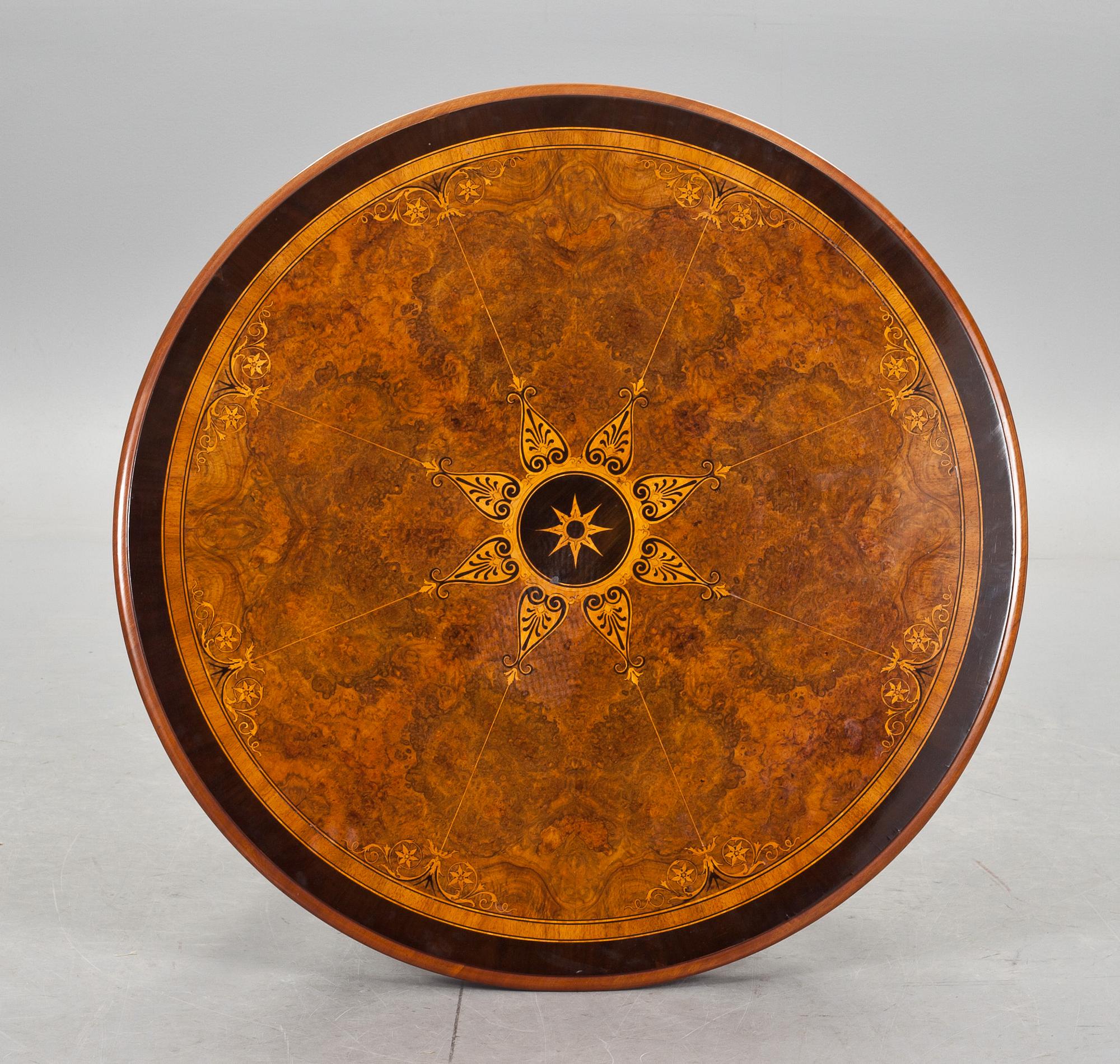 SALONGSBORD, nyrenässans, 1800-talets slut.