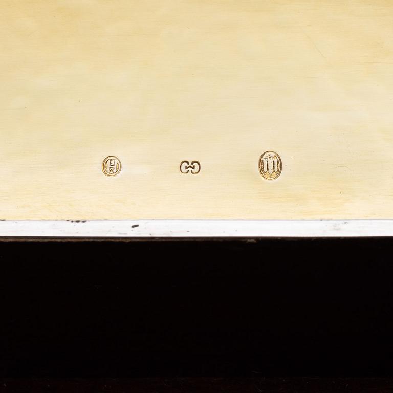 A silver cigarr box, Denmark, 1926.