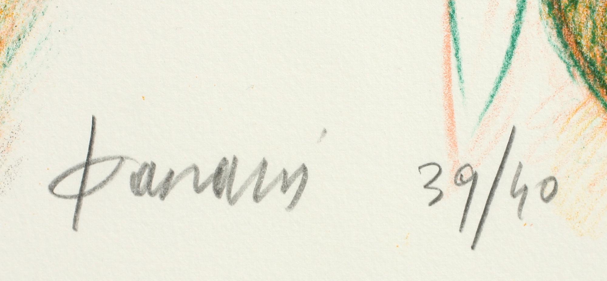 ALEXANDRE FASSIANOS, färglitografi, sign o numr 39/40.