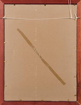 GRETA HÄLLFORS-SIPILÄ, akvarell, signerad och daterad 21-22.3. (20.-21.12. -53) (-54, -55, -56) -57.