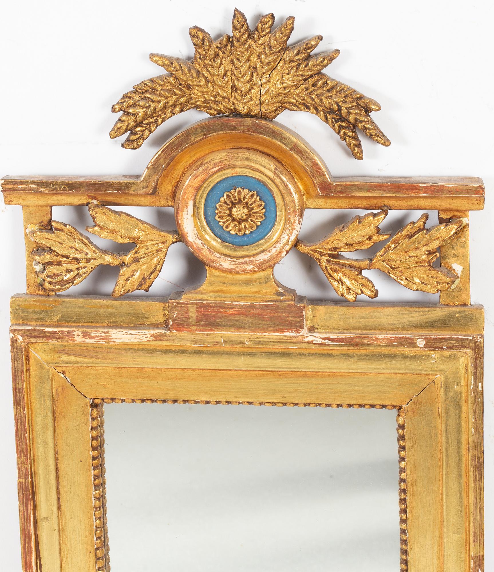 Mirror, Gustavian style, 19th century.