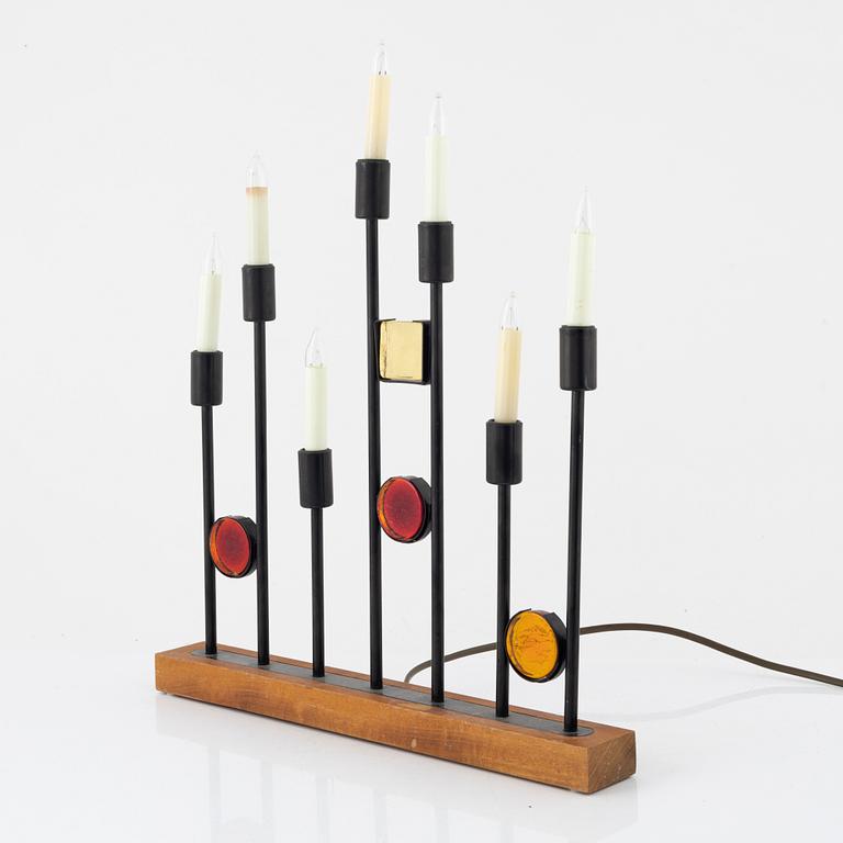 Adventsljusstake, "Fantasi", Osram, 1960-tal.