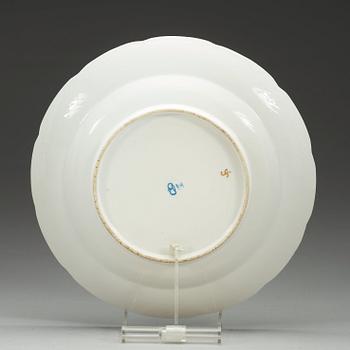 A set of 12 Ludwigsburg dinner plates, 18th Century.