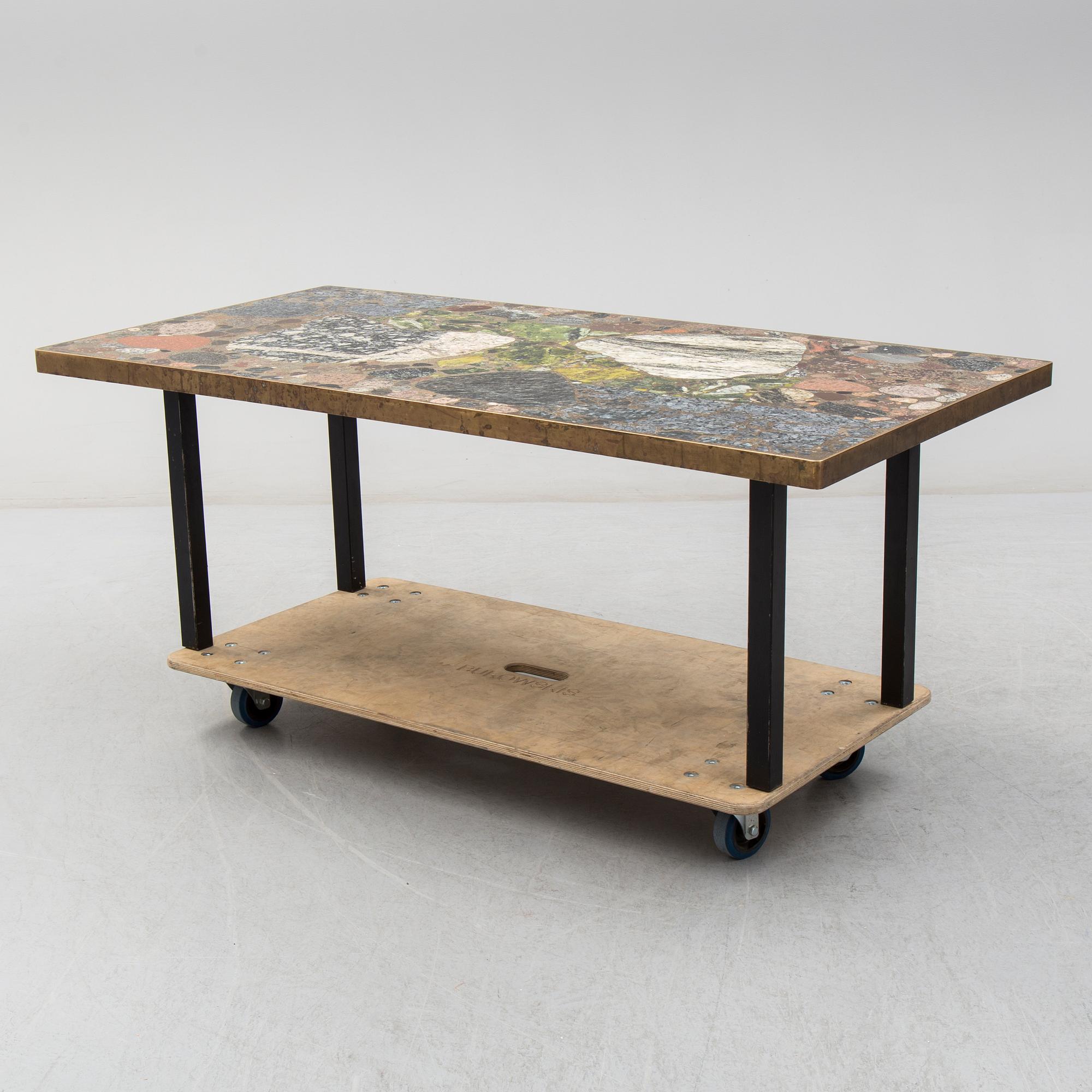 ERLING VIKSJØ, coffee table, Conglo Design, Norway 1960-80s.