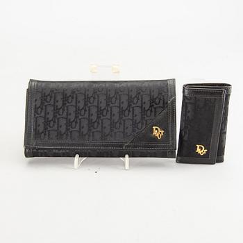 Dior plånbok och nyckehållare.