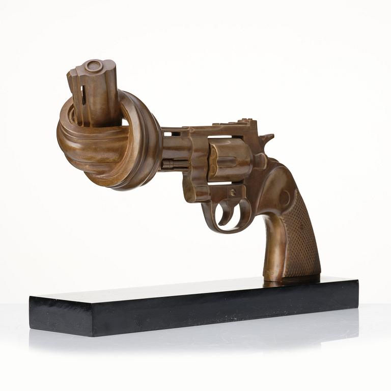 Carl Fredrik Reuterswärd, 'Non Violence'.