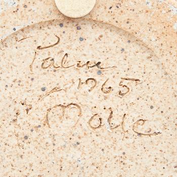 Rolf Palm,  skål signerad och daterad 1965 stengods.