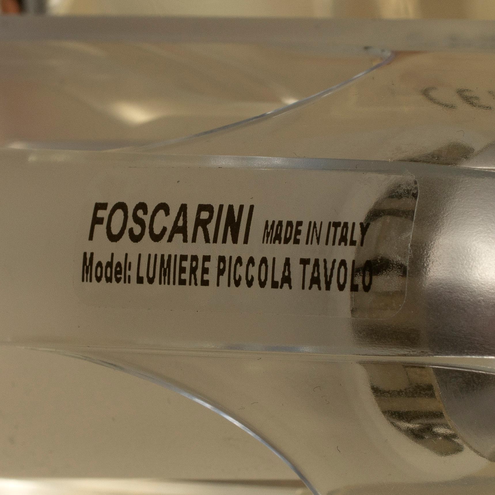 A 'Lumiere 25th' table lamp, Rodolfo Dordoni, Foscarini.