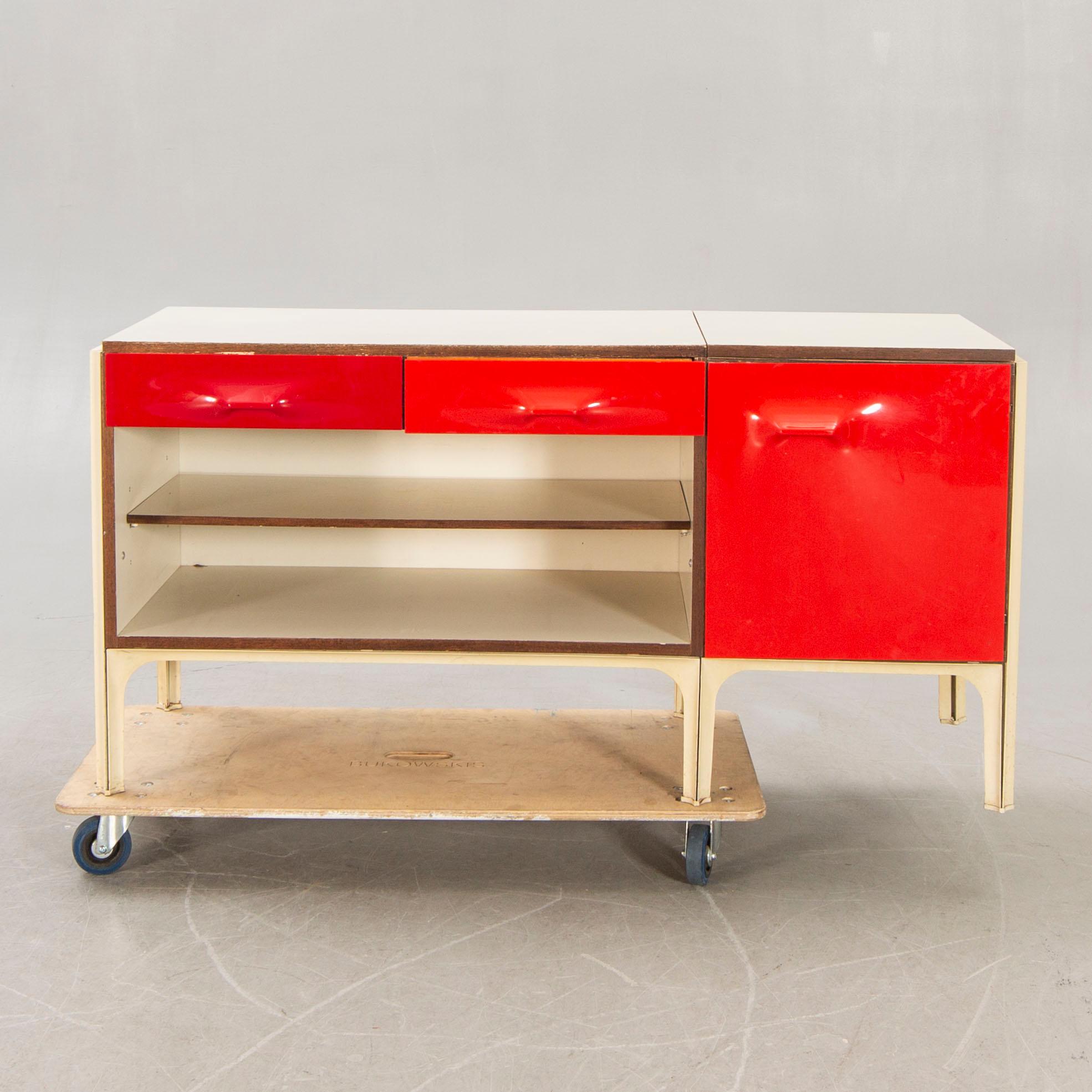 Raymond Loewy, a sideboard for Doubinsky Frères France 1960s.